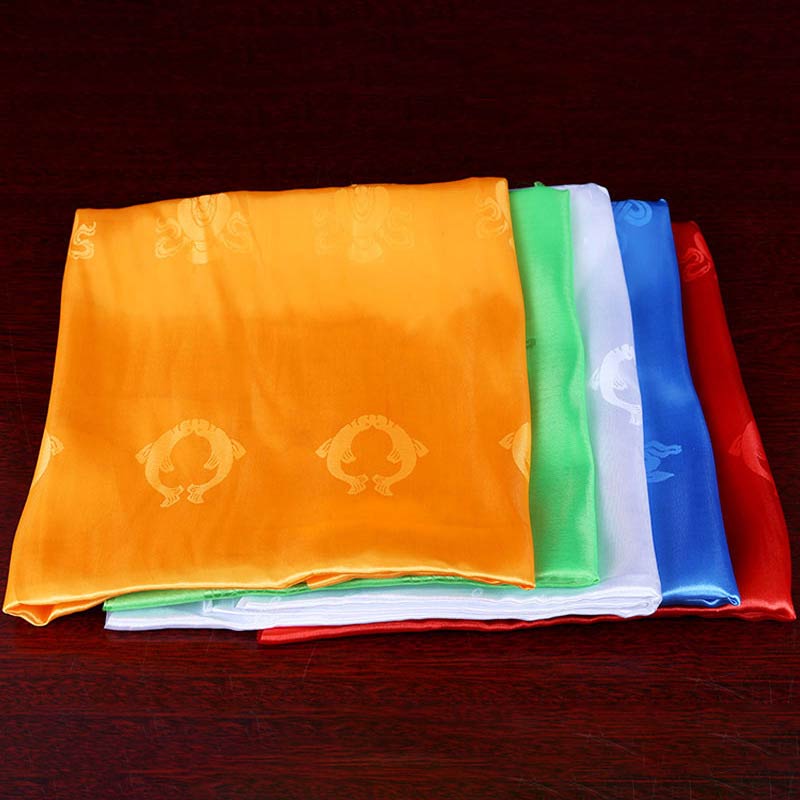 Tibetan Blessing Auspicious 5 Colors Khata Decoration