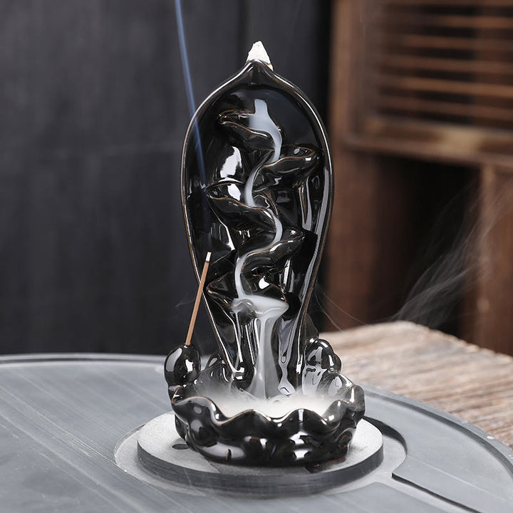 Waterfall Incense Burner Backflow Incense Holder