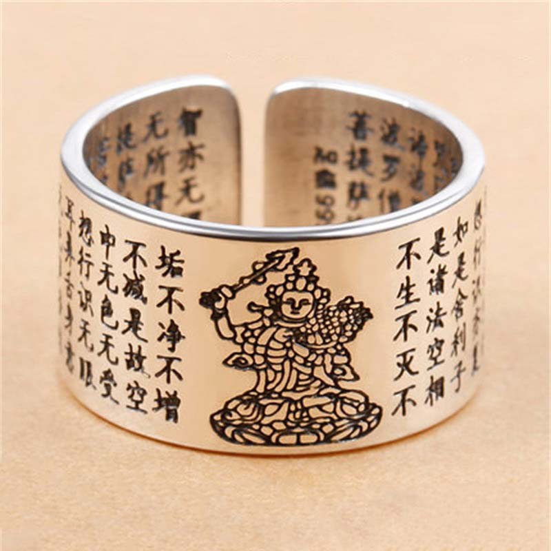 FengShui Buddha Chinese Zodiac Protection Adjustable Ring