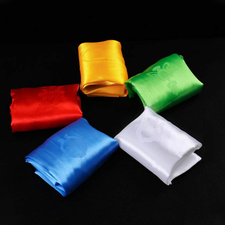 Tibetan Blessing Auspicious 5 Colors Khata Decoration