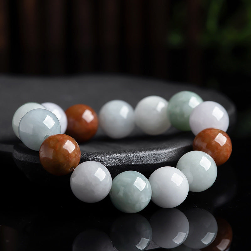 Buddha Stones Natural Jade Healing Protection Bracelet