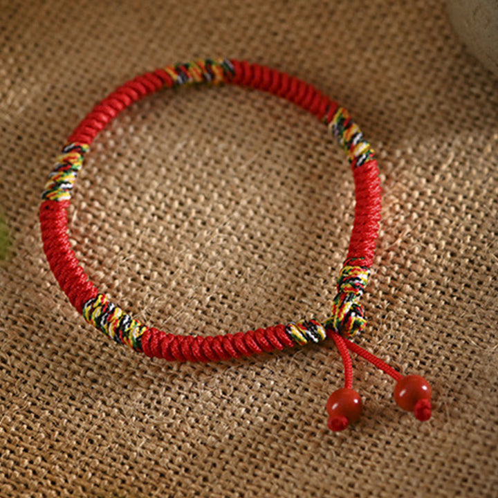 Five Colors King Kong Knot String Protection Luck Bracelet