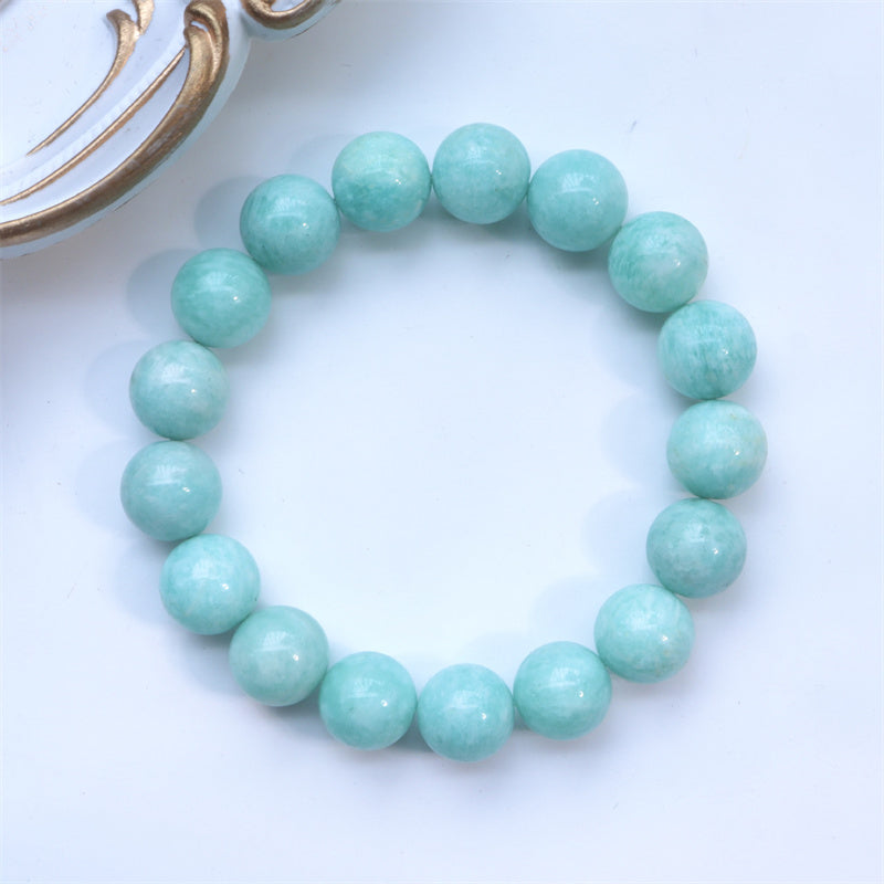 Buddha Stones Natural Amazonite Beads Healing Confidence Bracelet