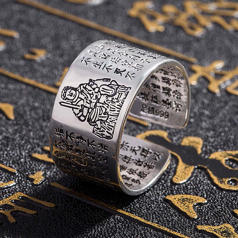 FengShui Buddha Chinese Zodiac Protection Adjustable Ring