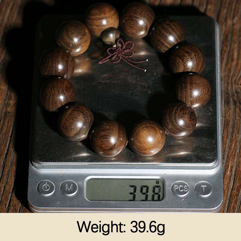 Rare Phoebe Zhennan Wood Spirituality Blessing Bracelet